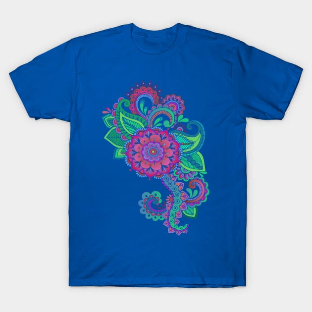 Beautiful Floral Decorative Graphic T-Shirt by AlondraHanley